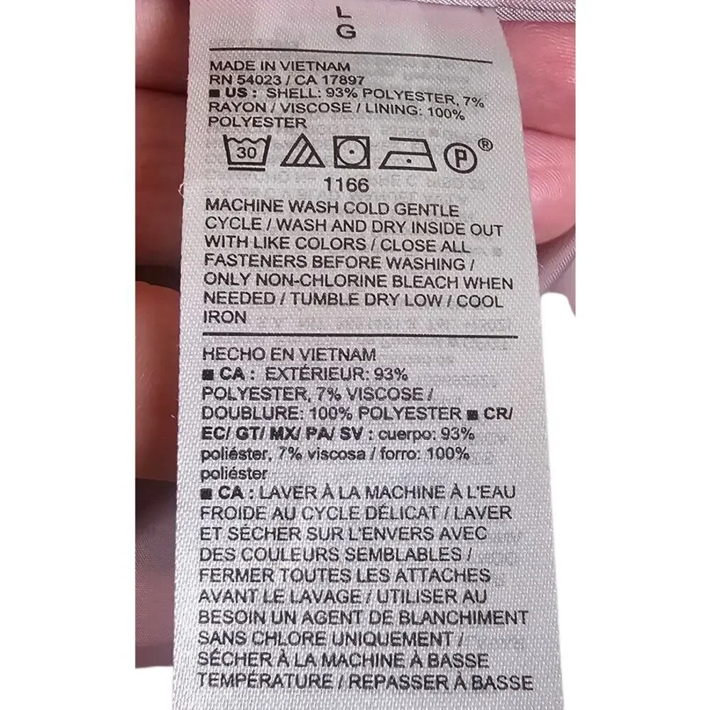 Old Navy Pink Heather Oversized Double-Breasted Classic Casual Pea Coat